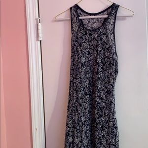 navy blue bodycon a&f dress